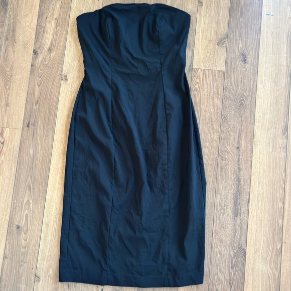Express Dresses & Skirts - Black Express Stretch Strapless Midi Dress - 5/6